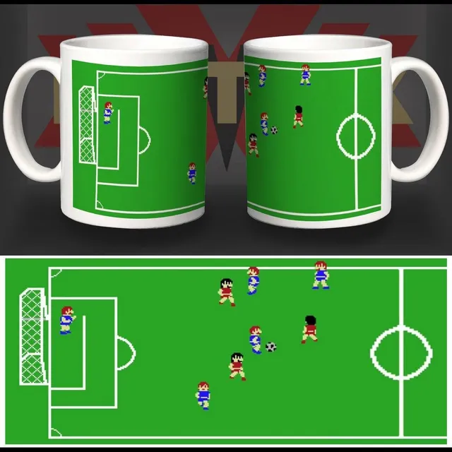 Matrix Music Store Vintage Videogame Soccer Konami tazza ceramica