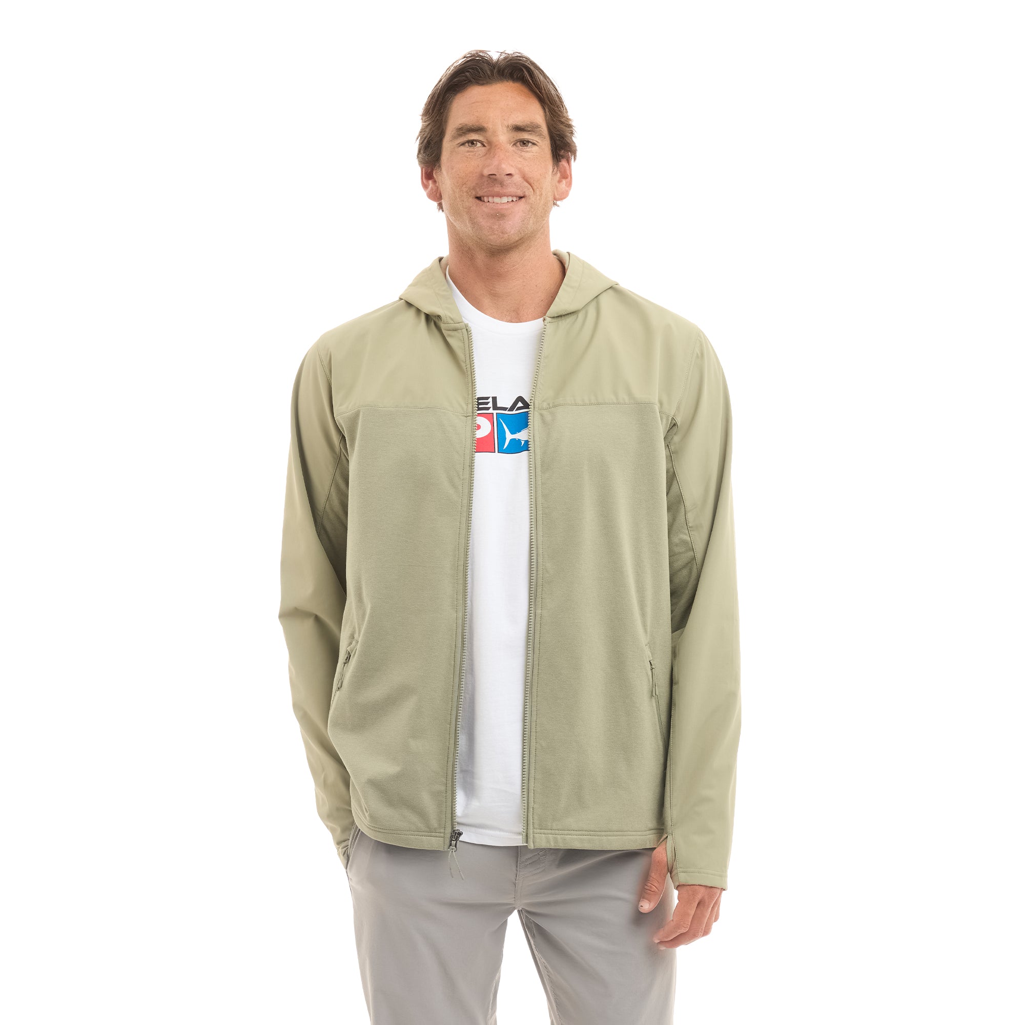Pelagic Daybreak pile zip uomo mangrove full zip