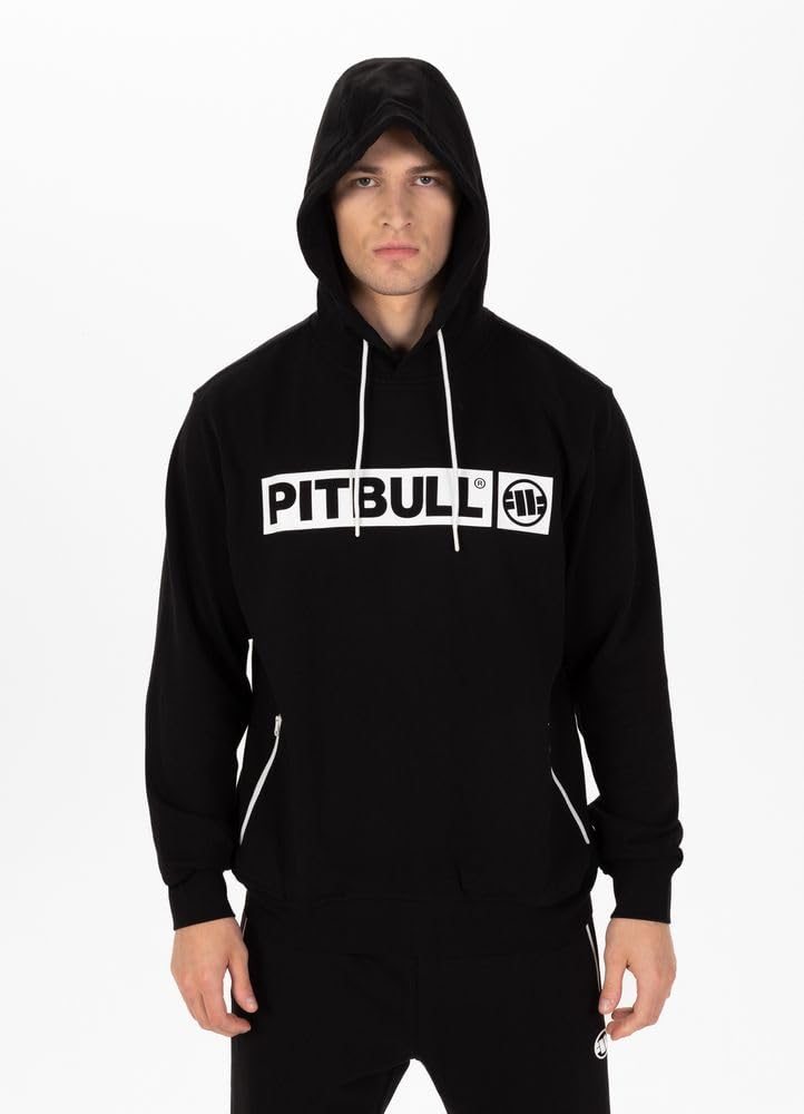 Pit Bull West Coast Terry Hilltop felpa cappuccio XL in cotone