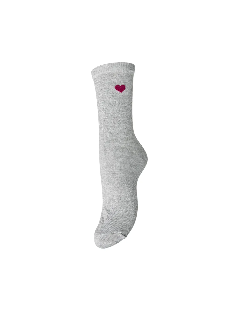 Pieces Pcnolia calzini lurex donna grigio taglia unica