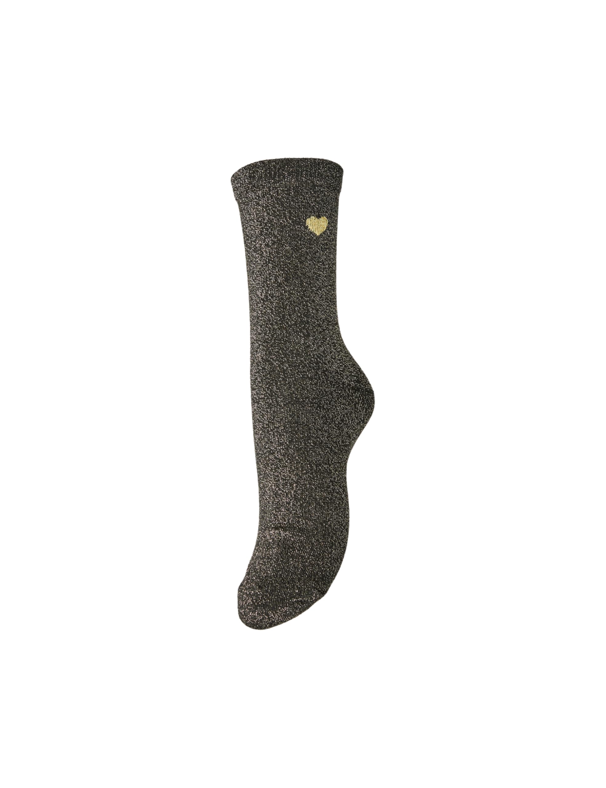 Pieces Pcnolia Lurex Socks calzini donna nero betulla lurex