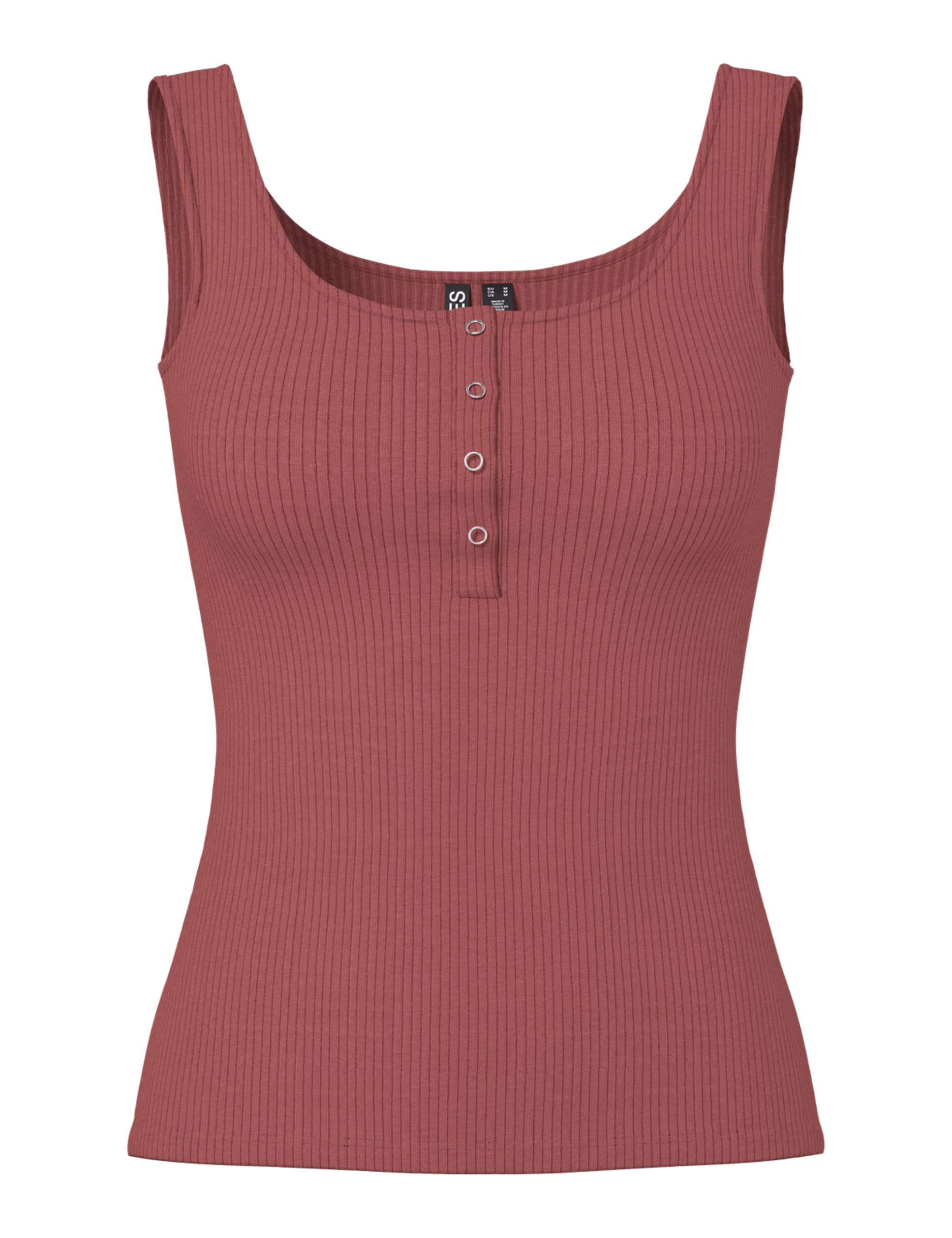 Pieces PCKITTE canotta donna slim fit a costine