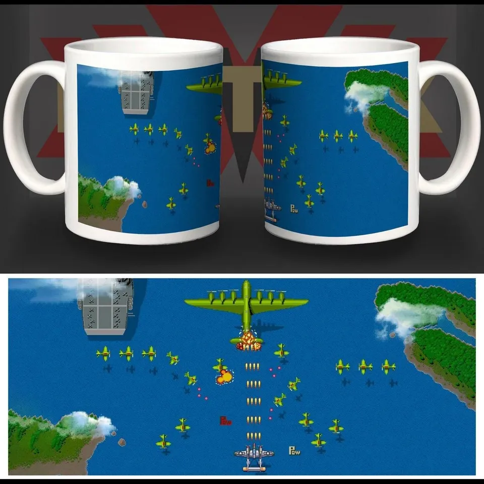 Matrix Music Store Vintage Videogame 1942 tazza ceramica