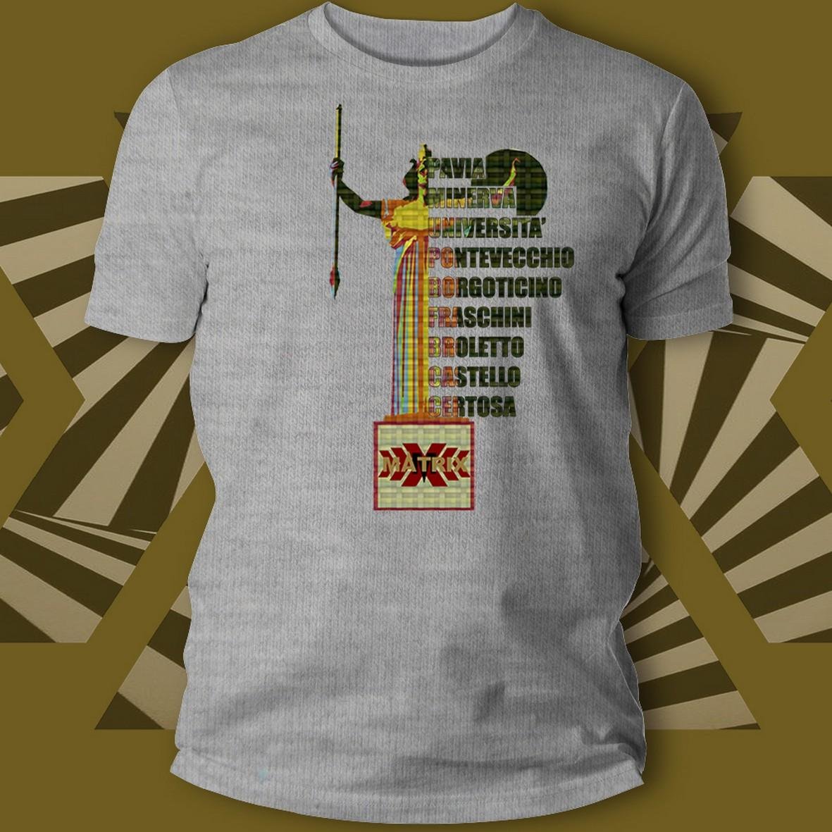 Matrix Music Store Touristic Pavia Minerva Art-1 t-shirt cotone