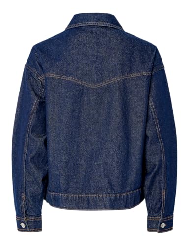 Pieces Pcelma giacca jeans donna M blu scuro