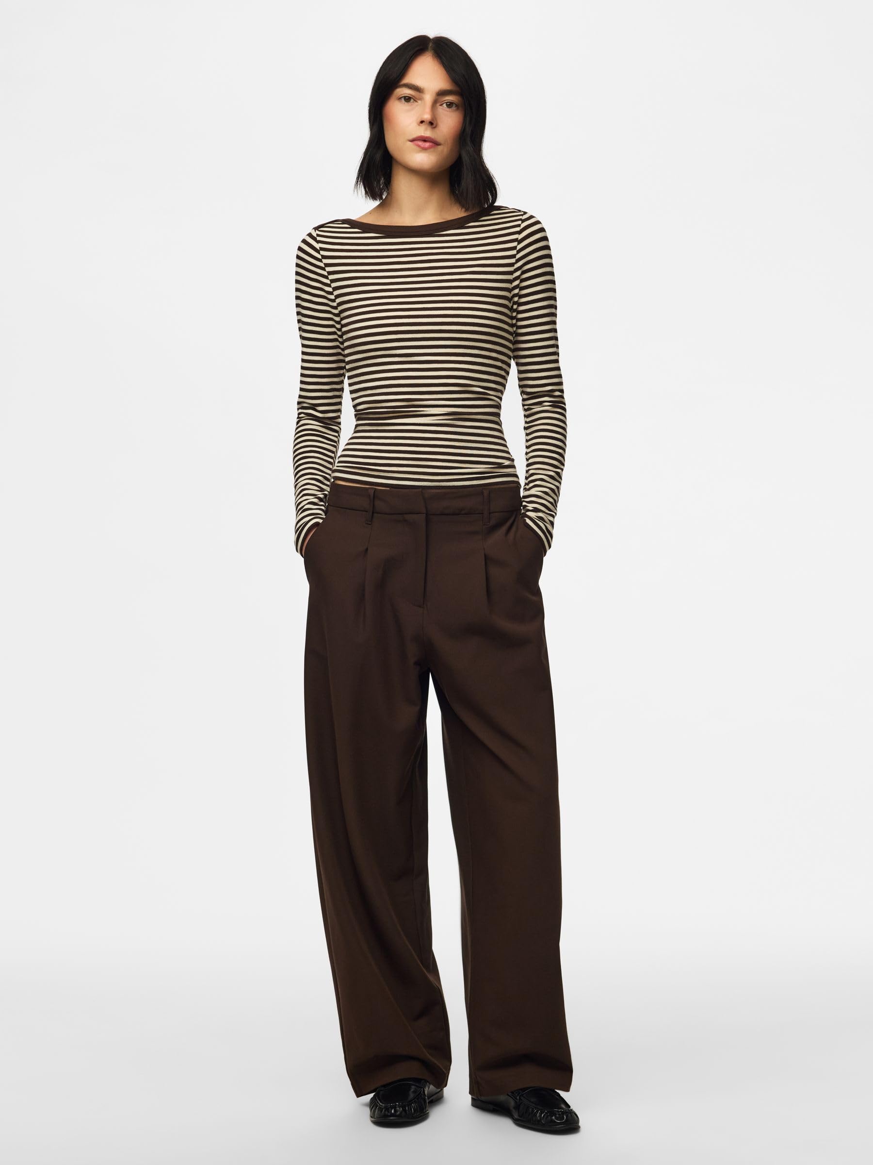 Pieces Pcbosella MW Barrel Pants Noos BC pantaloni donna barrel