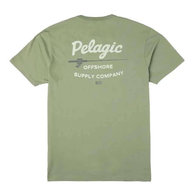 Pelagic Rodney t-shirt uomo Mangrove in cotone organico