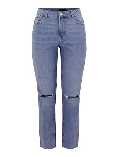 Pieces jeans donna 26W/30L blu denim medio