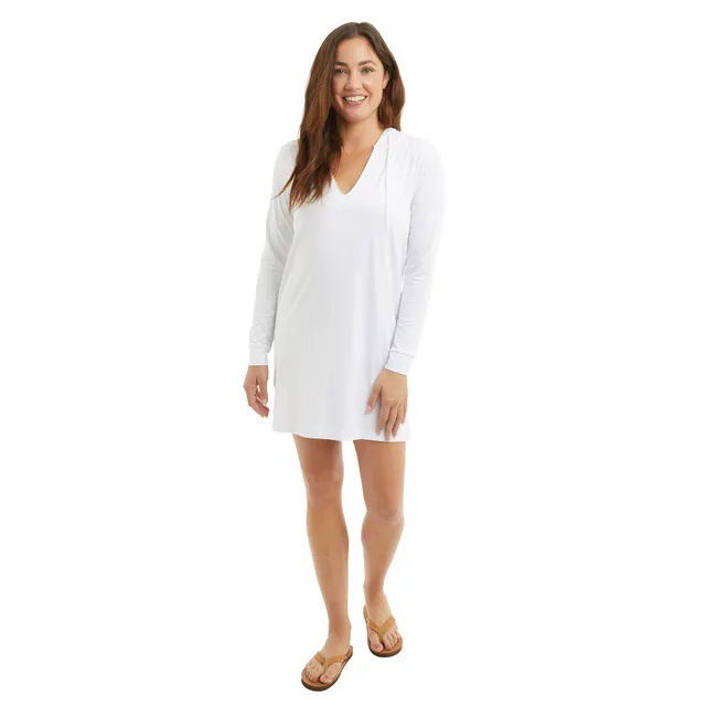 Pelagic Freespool Cover Up copricostume donna bianco UPF 50+