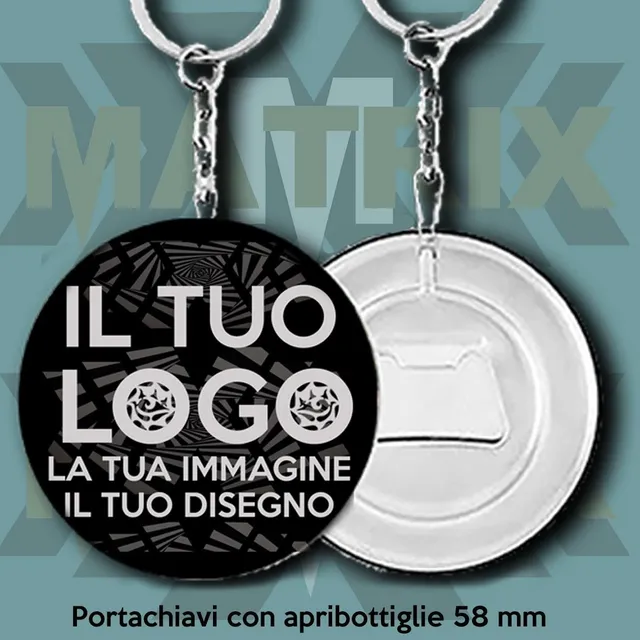 Matrix Portachiavi Apribottiglie personalizzato