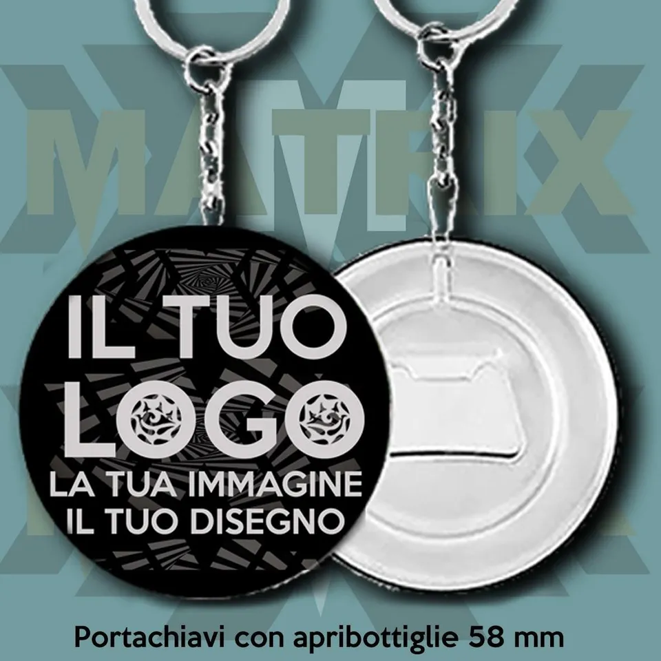 Matrix Portachiavi Apribottiglie personalizzato
