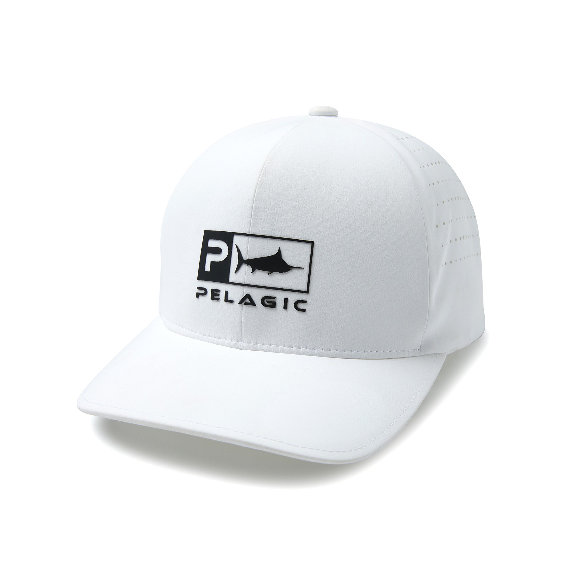 Pelagic Flexfit Delta Icon cappello uomo S/M bianco