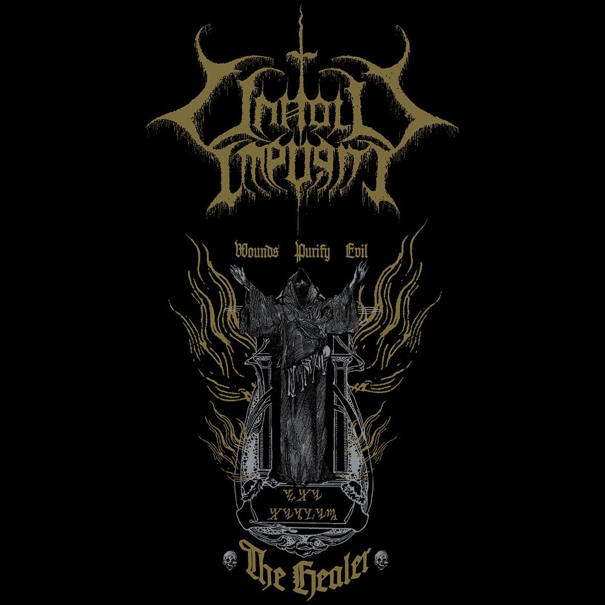 Matrix Music Store Unholy Impurity The Healer t-shirt cotone