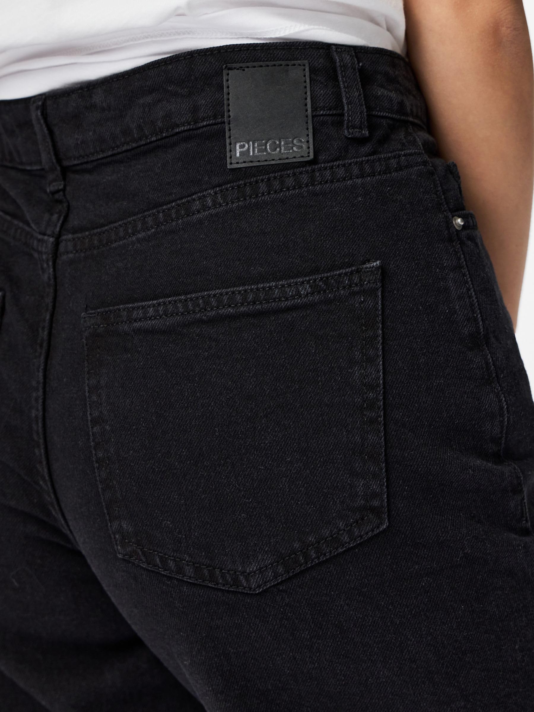 Pieces Pcselma HW Wide Bl102 jeans donna 28W/30L larghi