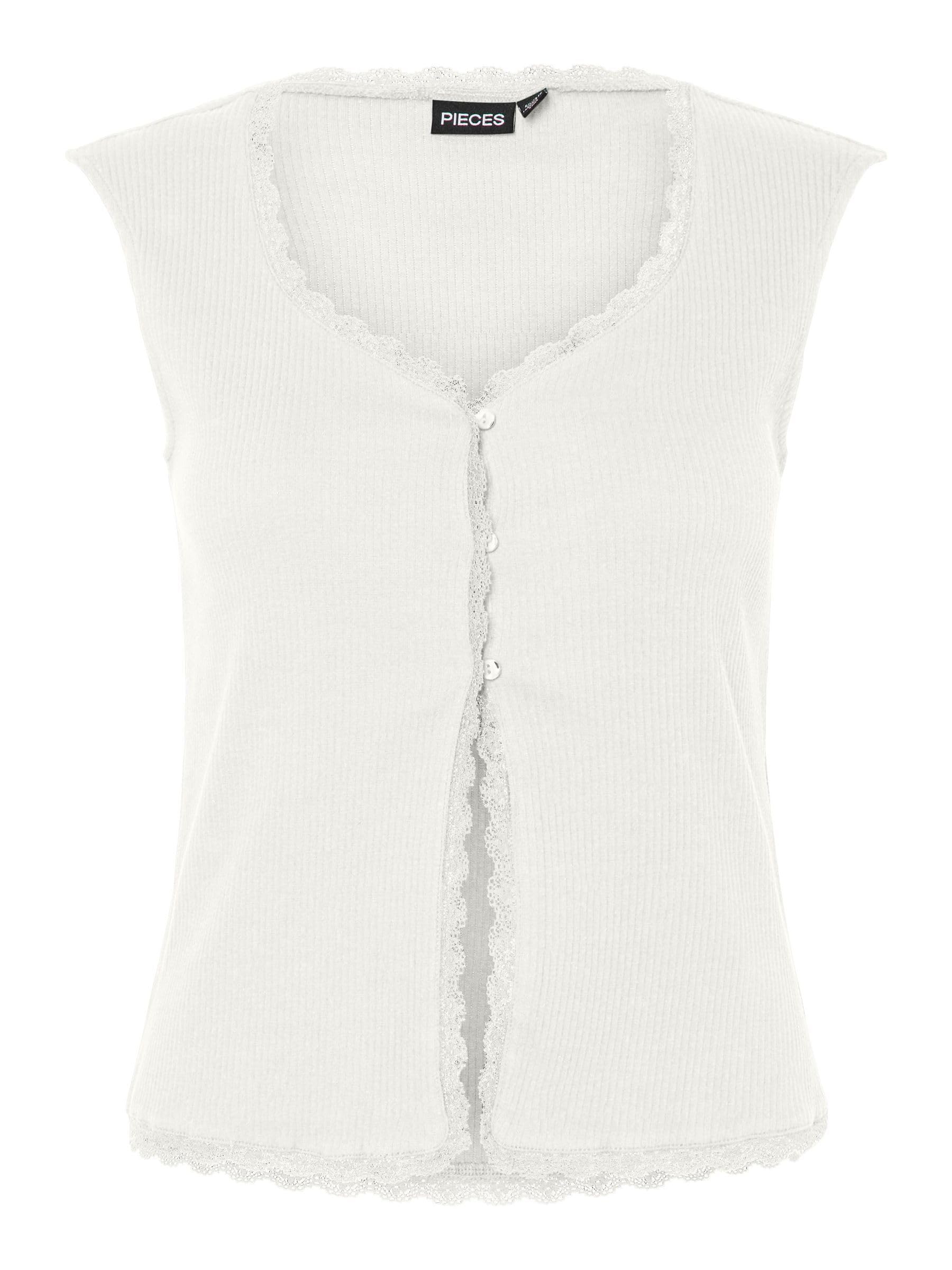 Pieces Pctirade Sl Vest Bc gilet donna nero XS