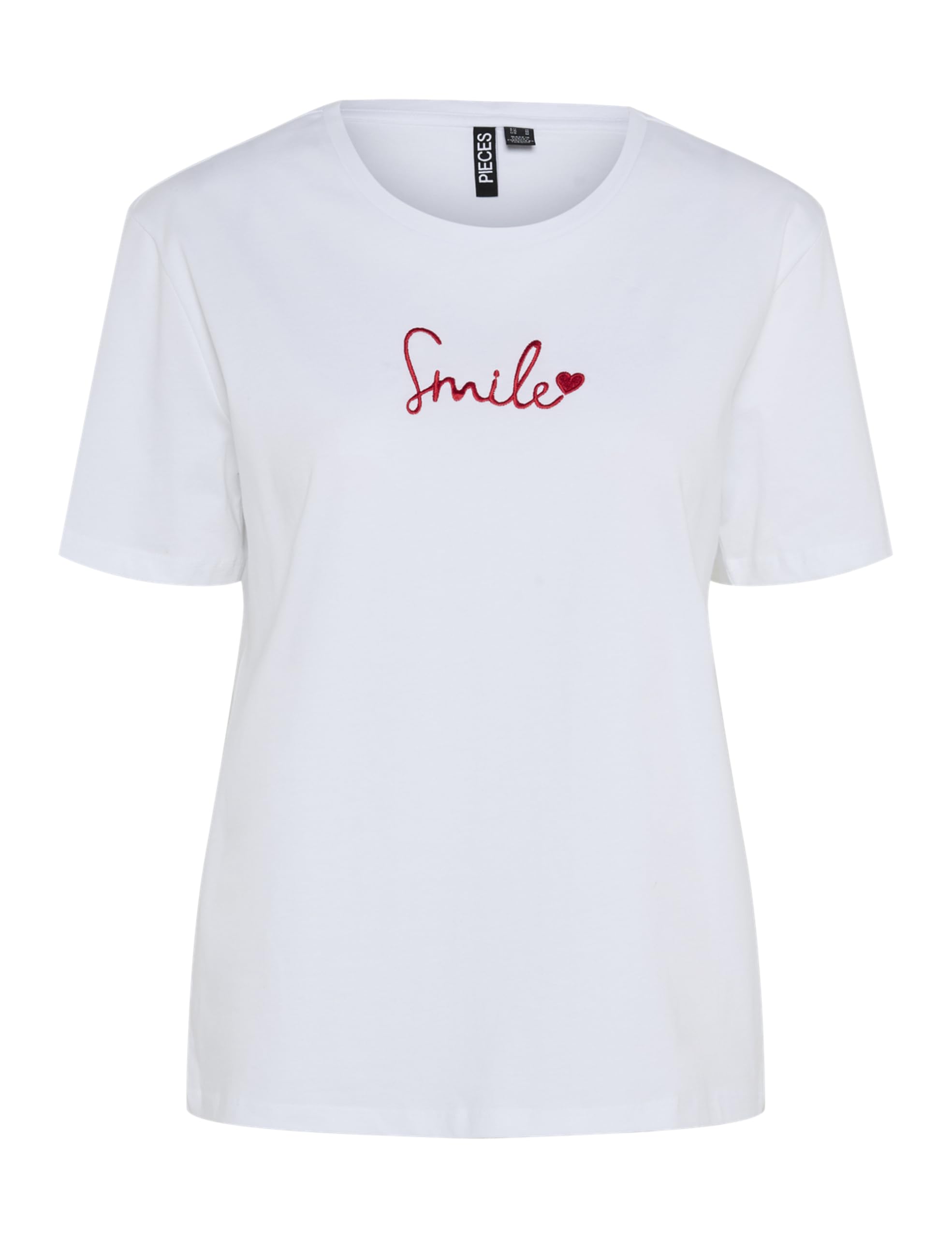 PIECES Pcsinne SS Tee FC t-shirt bianca XS manica corta