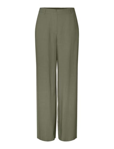 PIECES Pcvinsty HW Wide pantaloni donna vita alta