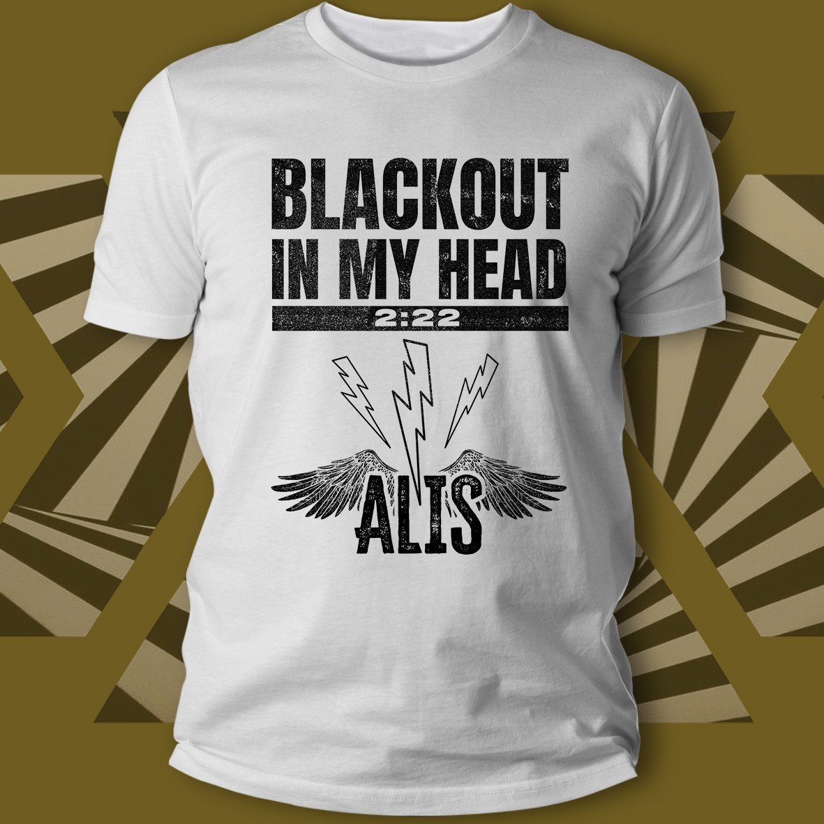 Alis Blackout In My Head BK Logo maglietta cotone organico