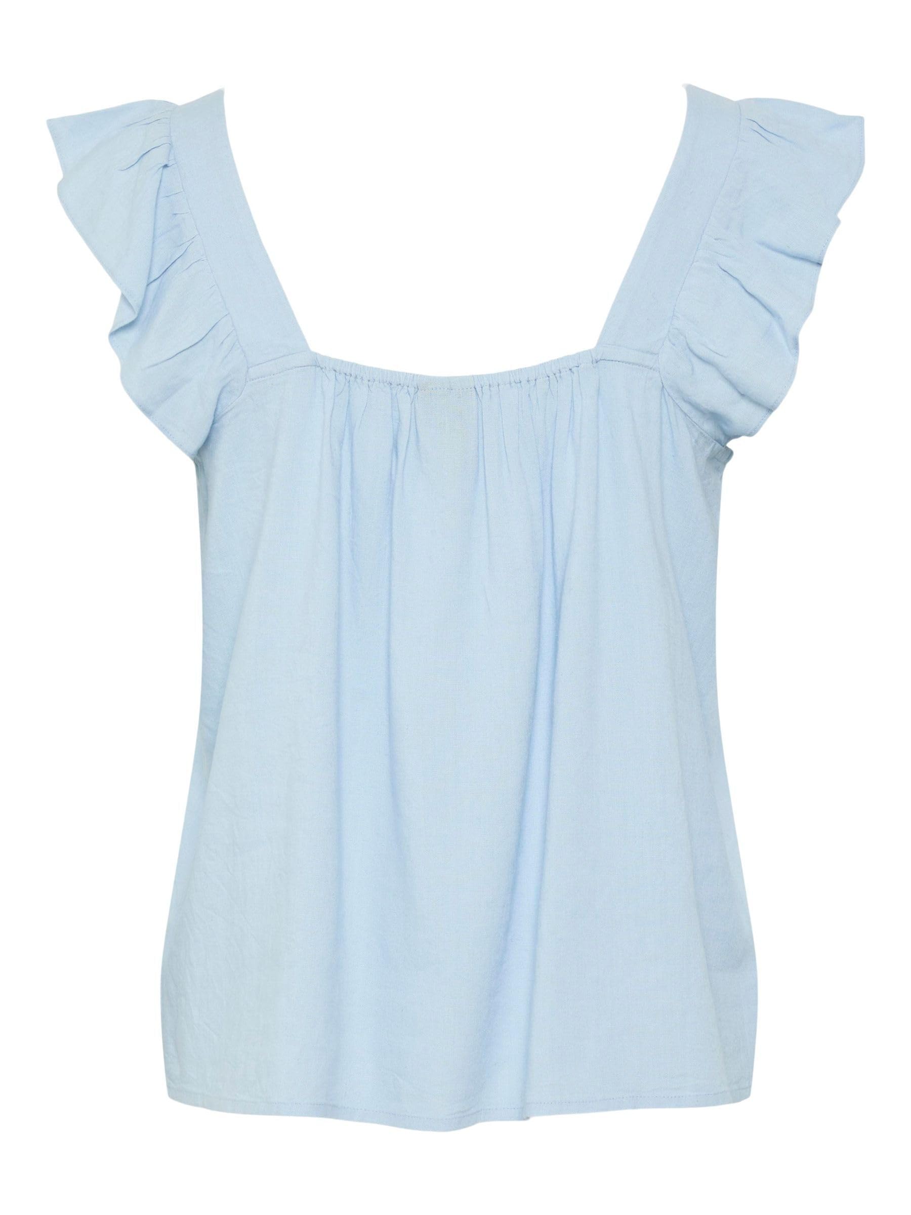 Pieces Ppia top donna smanicato tessuto traspirante