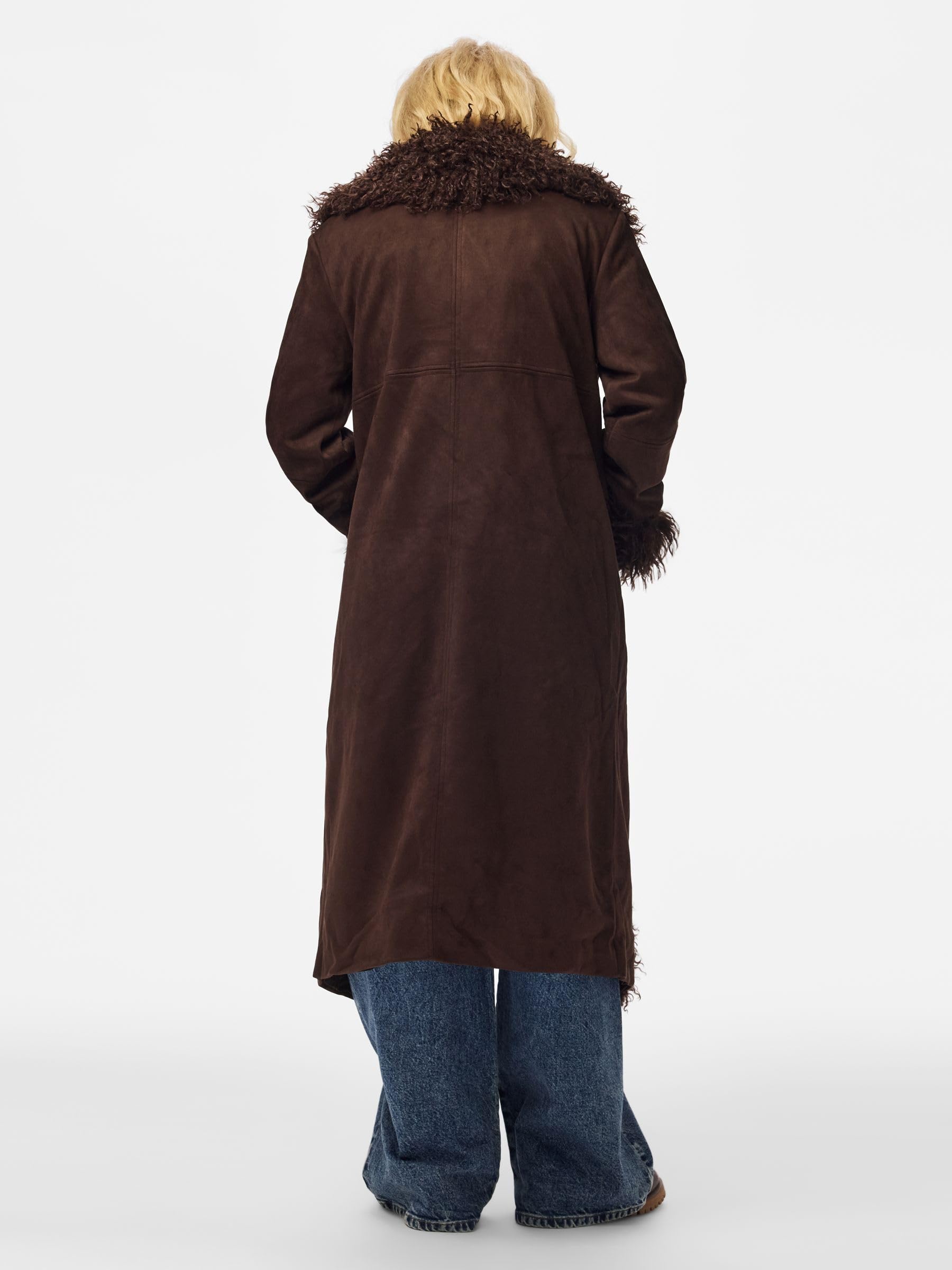 Pieces Pcnanna Brushed Long giacca lunga donna XL