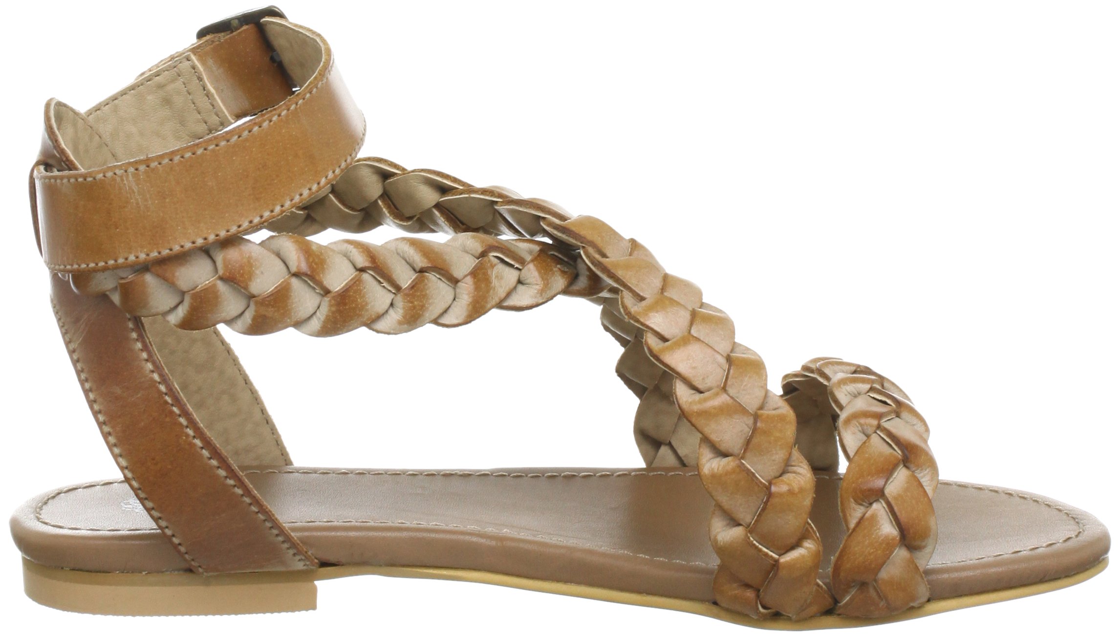 Pieces Clair Leather sandali donna cognac misura 41