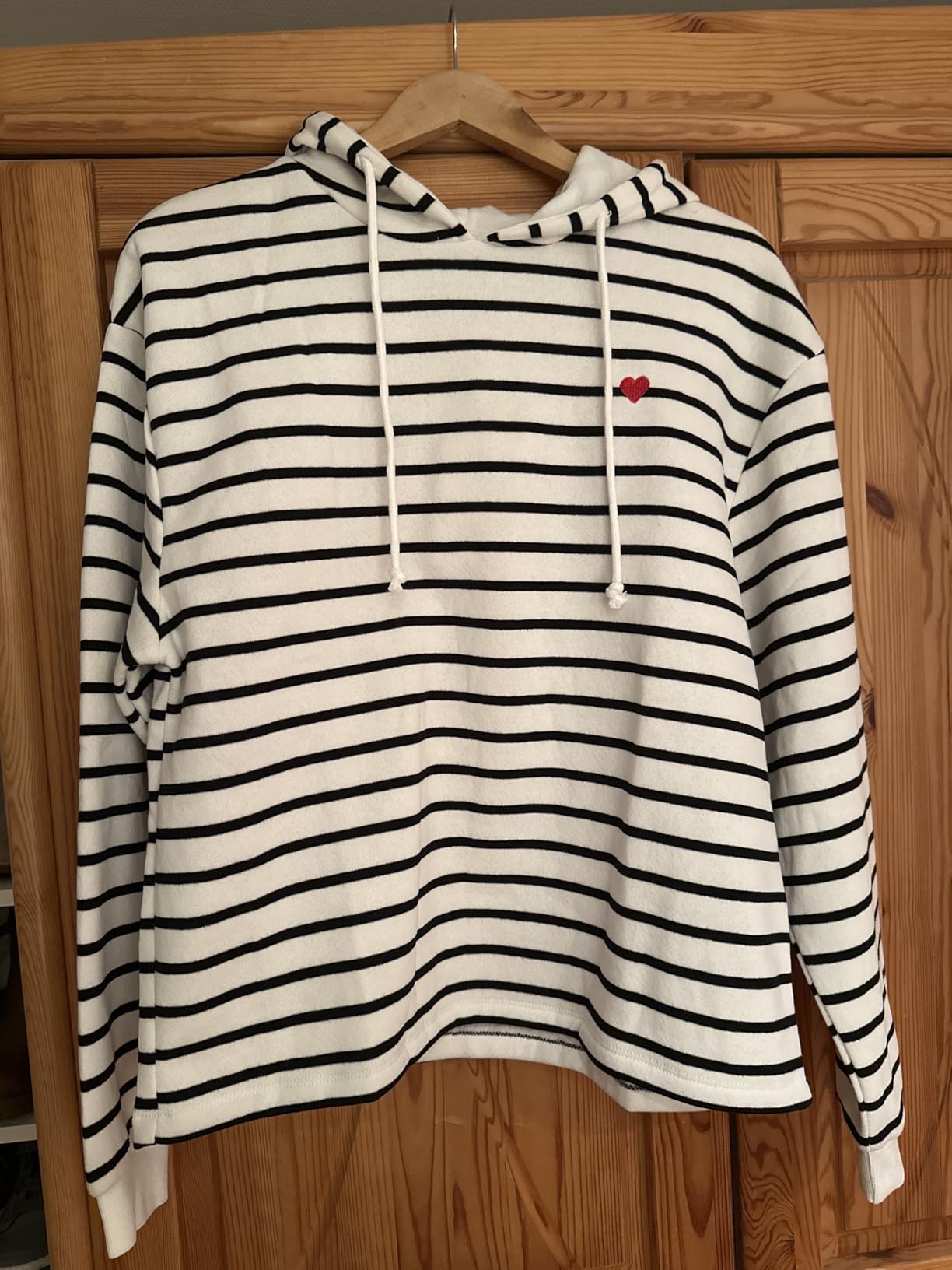 PIECES Pcchilli LS felpa cappuccio donna taglia M a righe