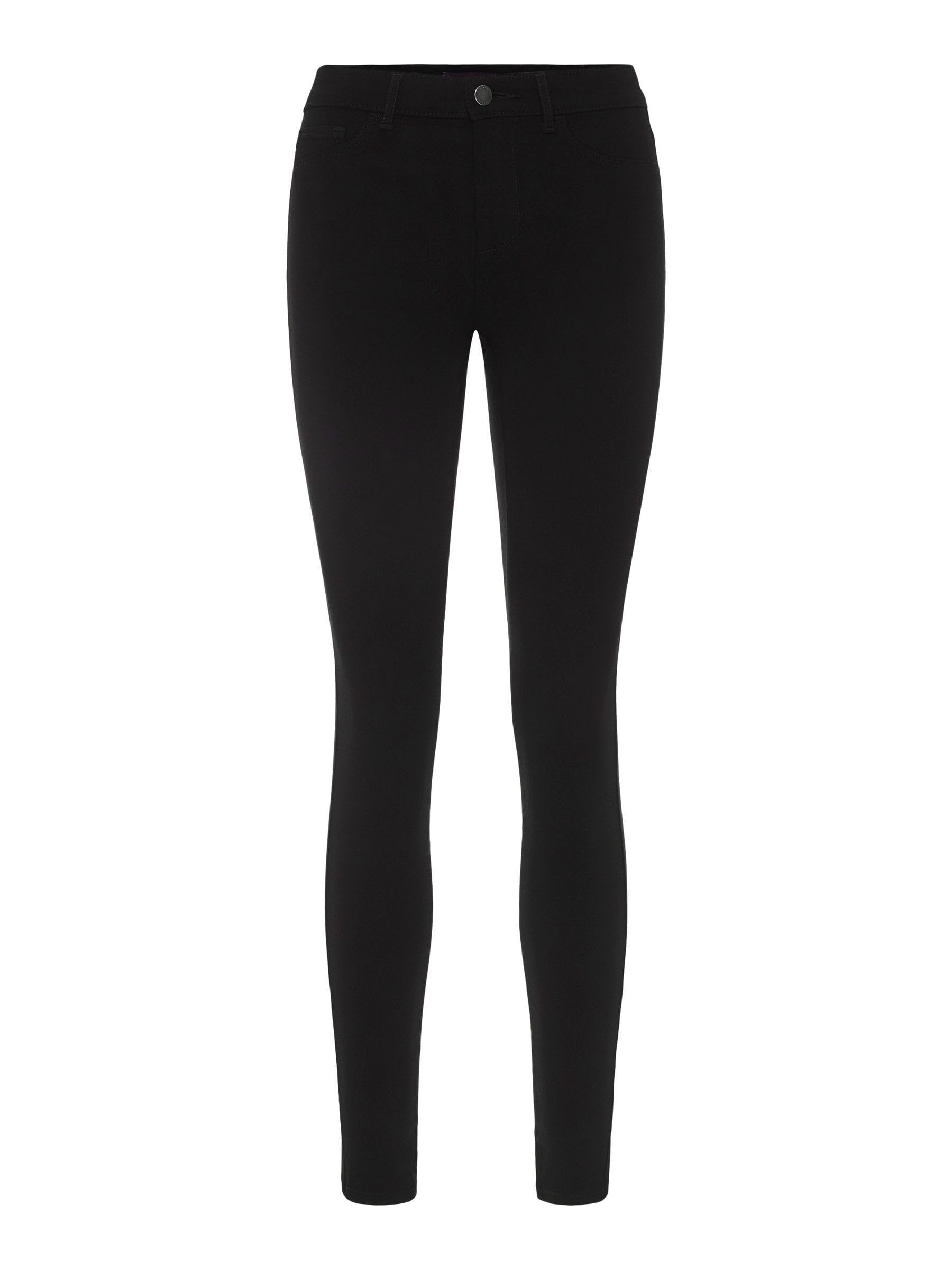 Pieces Pcskin Mw jeggings donna nero taglia L elasticizzati