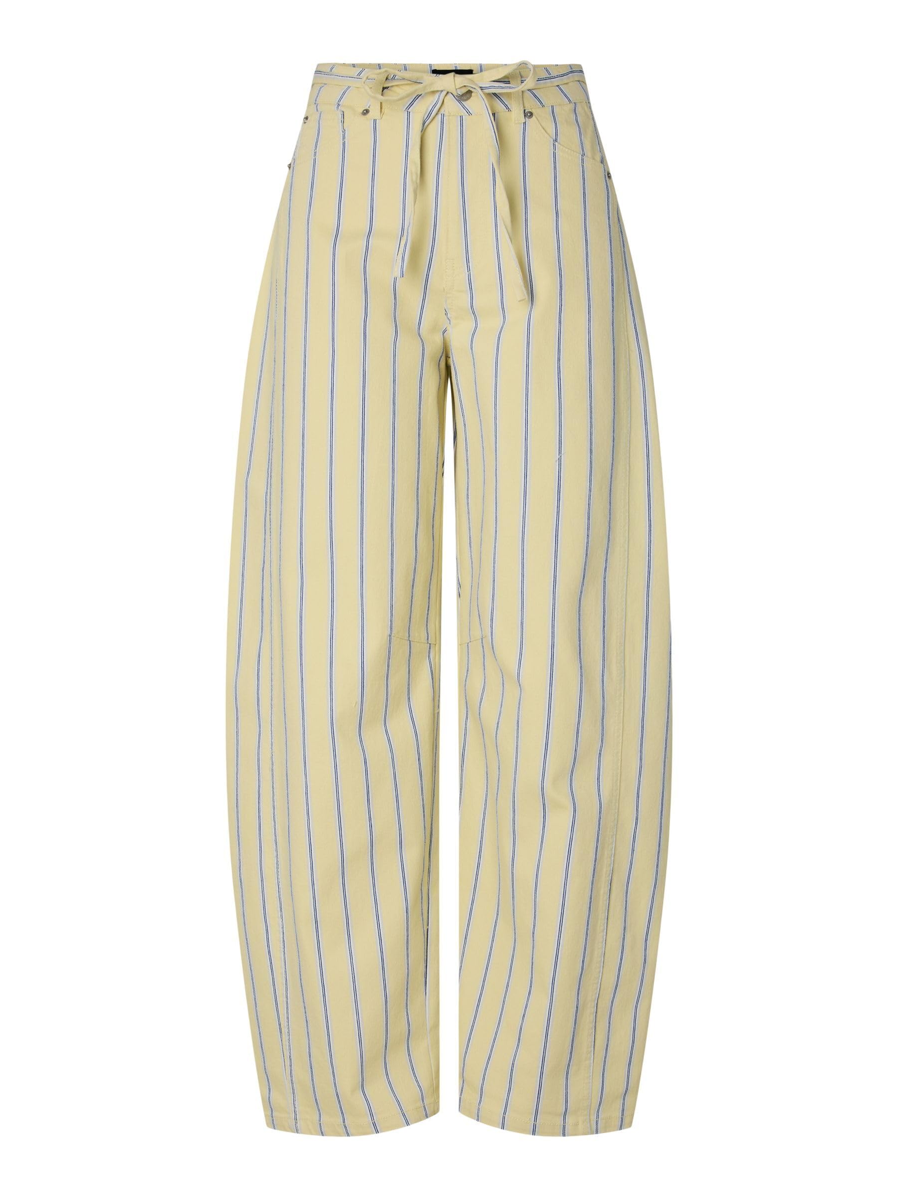 Pieces Pcbillo MW Tie Barrel jeans donna gamba barrel
