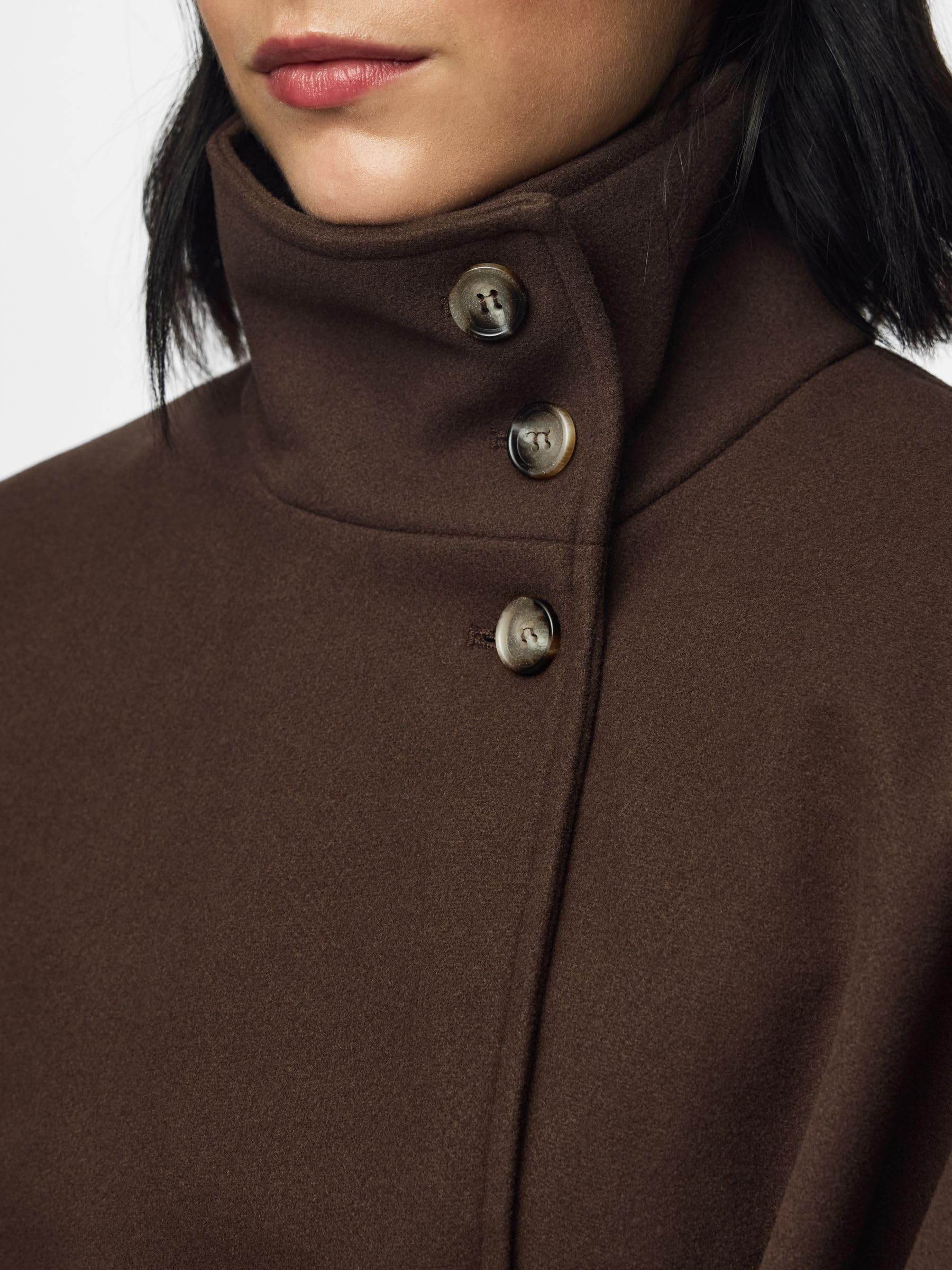 Pieces Pcaiken Cape giacca con cintura donna