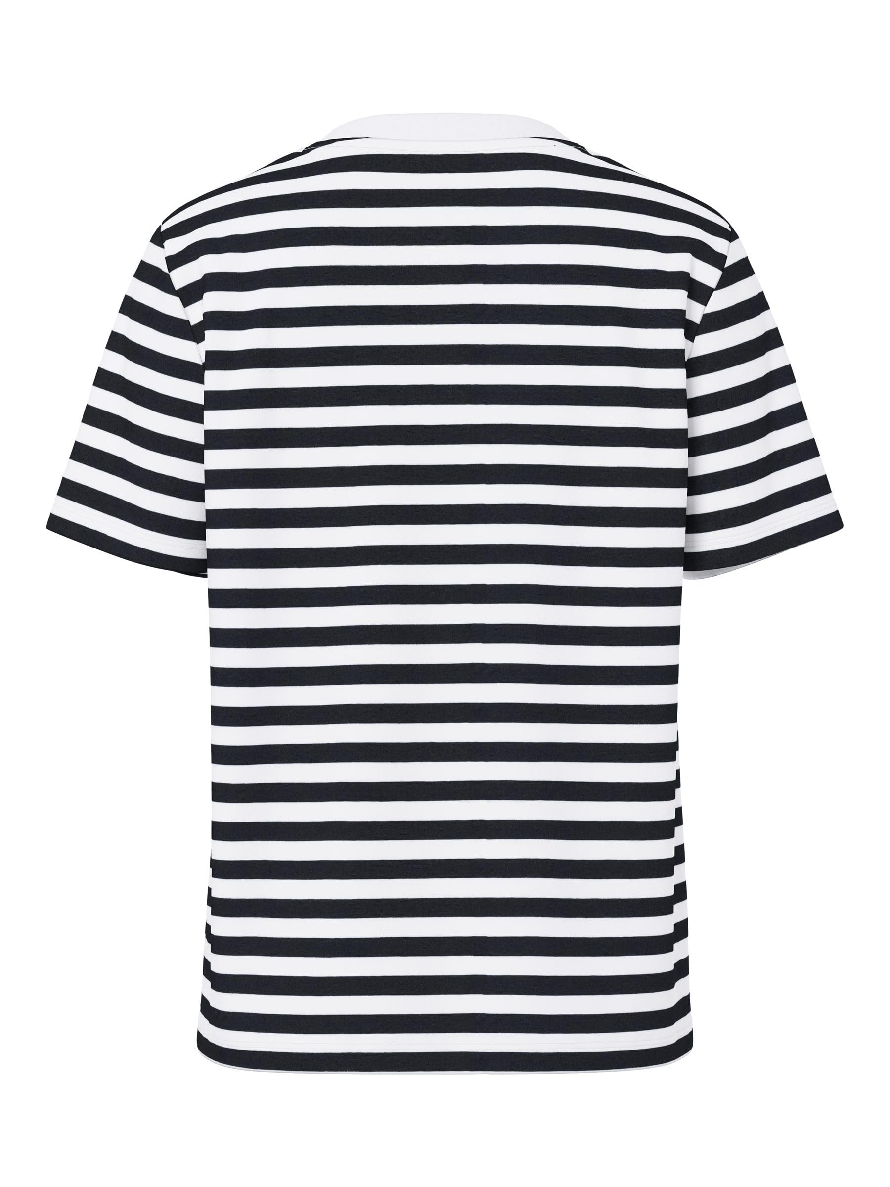 PIECES Pcria T-Shirt Donna Rigata Cotone