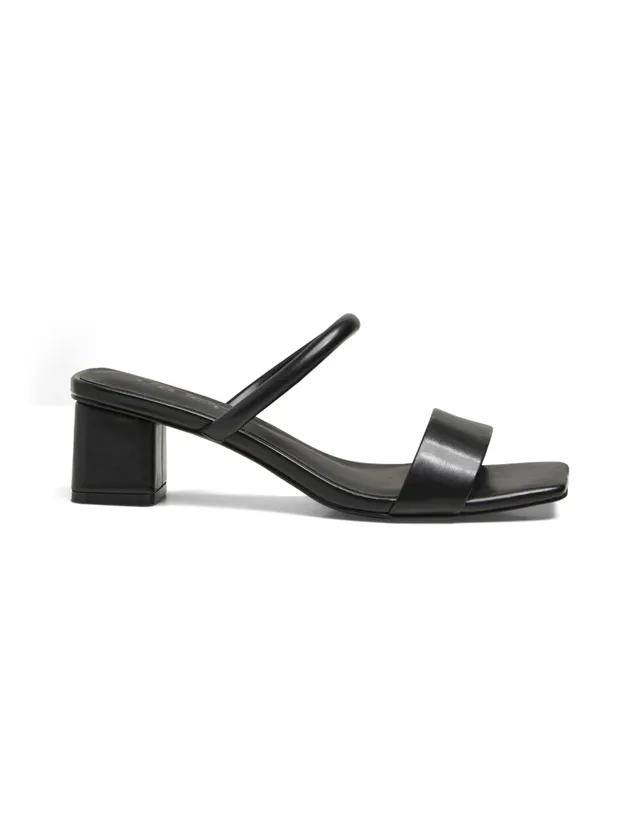 Pieces Pcmargit sandali donna 38 nero con tacco