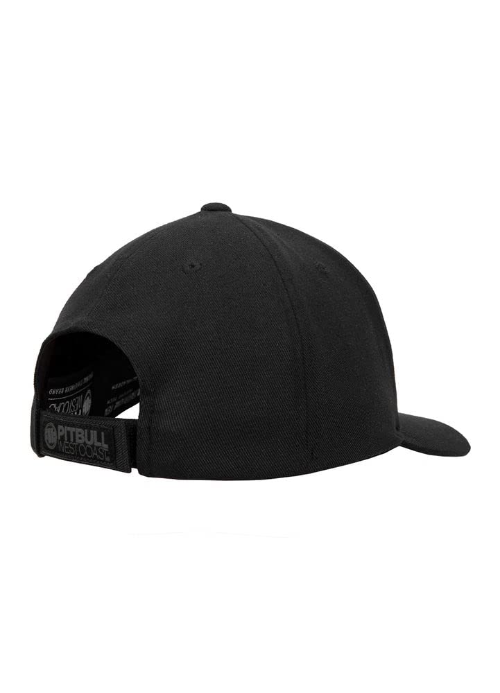 Pitbull 3D Metal Logo cappello snapback nero cotone