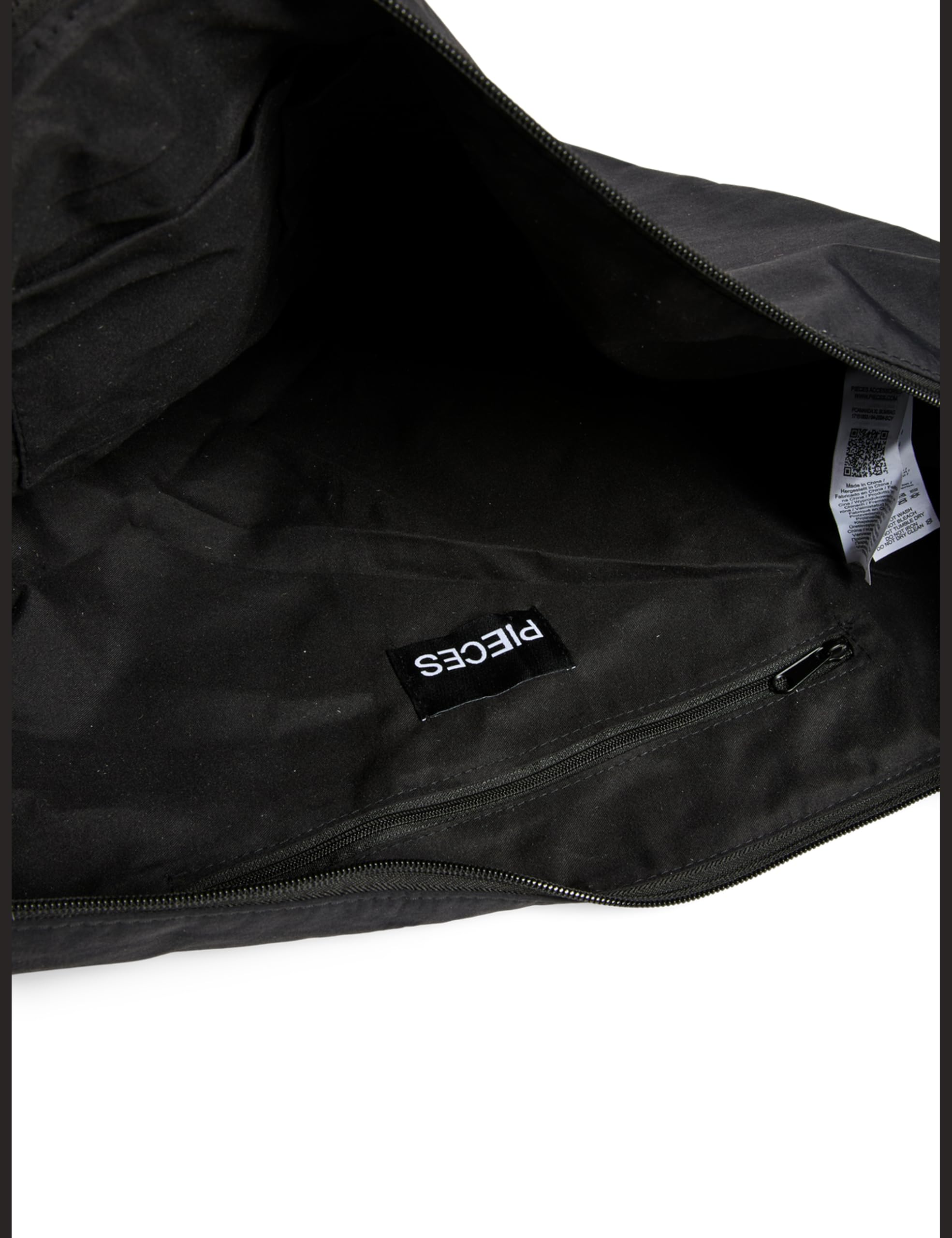 Pieces PCAMANDA BUMBAG D2D marsupio nylon nero