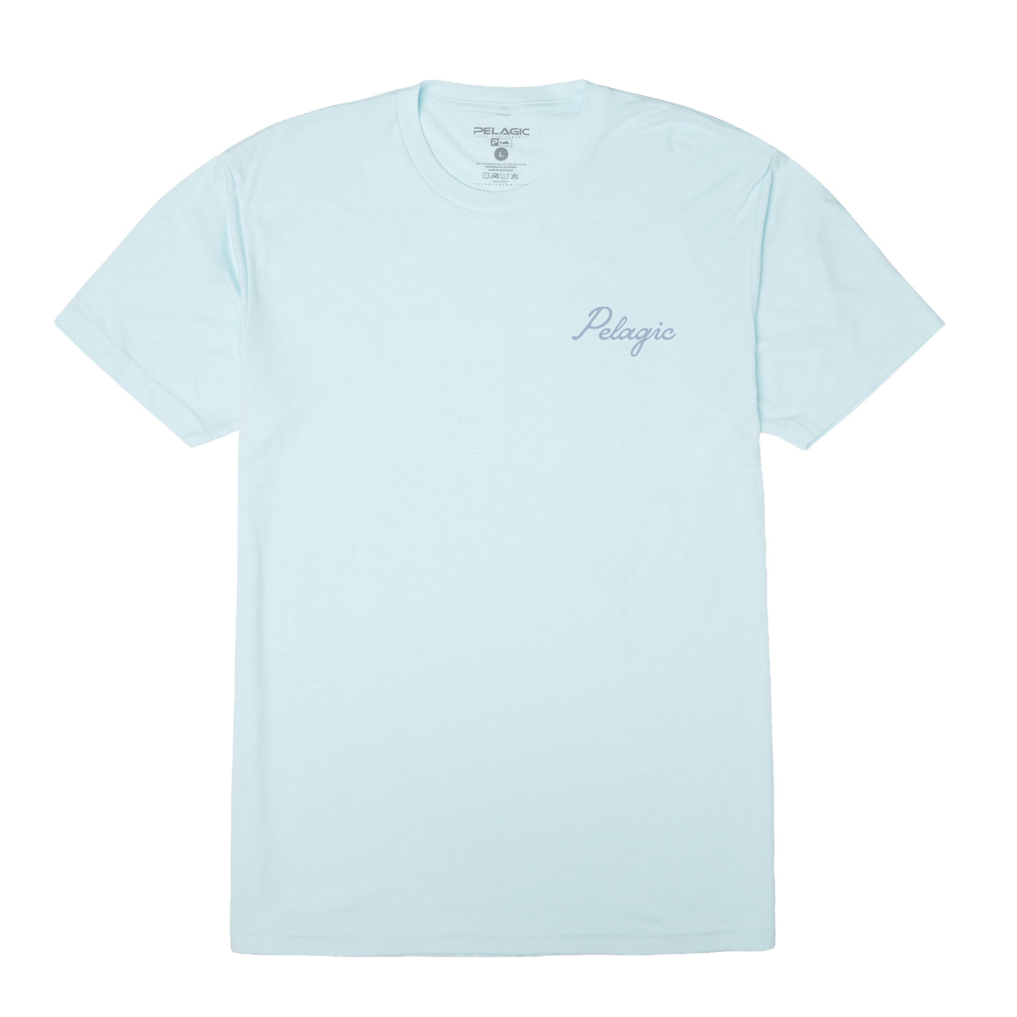 Pelagic Lines In maglietta uomo azzurra triblend