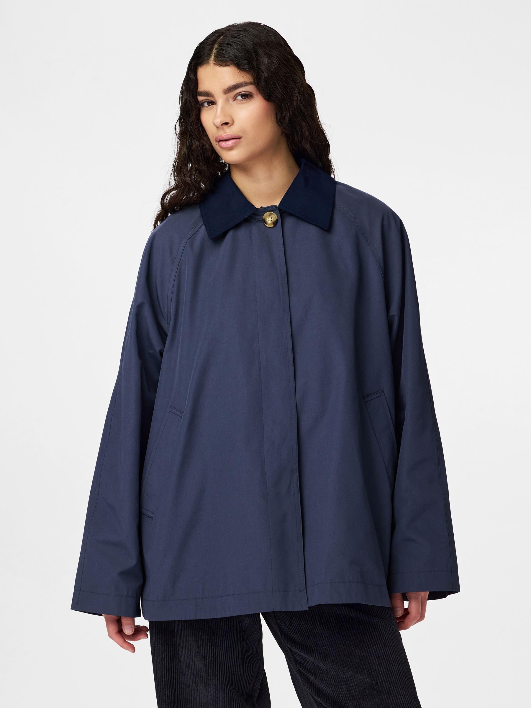 Pieces Pcvilma LS A-Shape Trenchcoat Noos BC trench M comoda