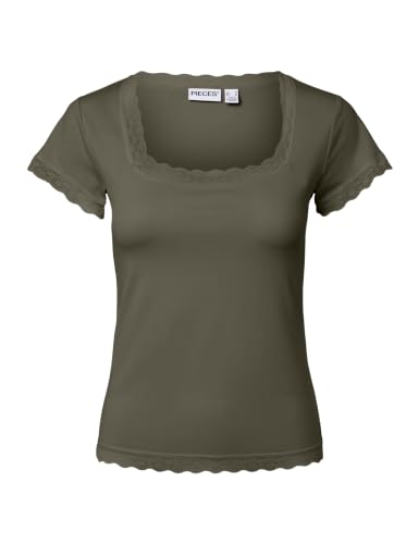 Pieces Pcfiffi SS U-Neck maglietta scollo a U Kalamata