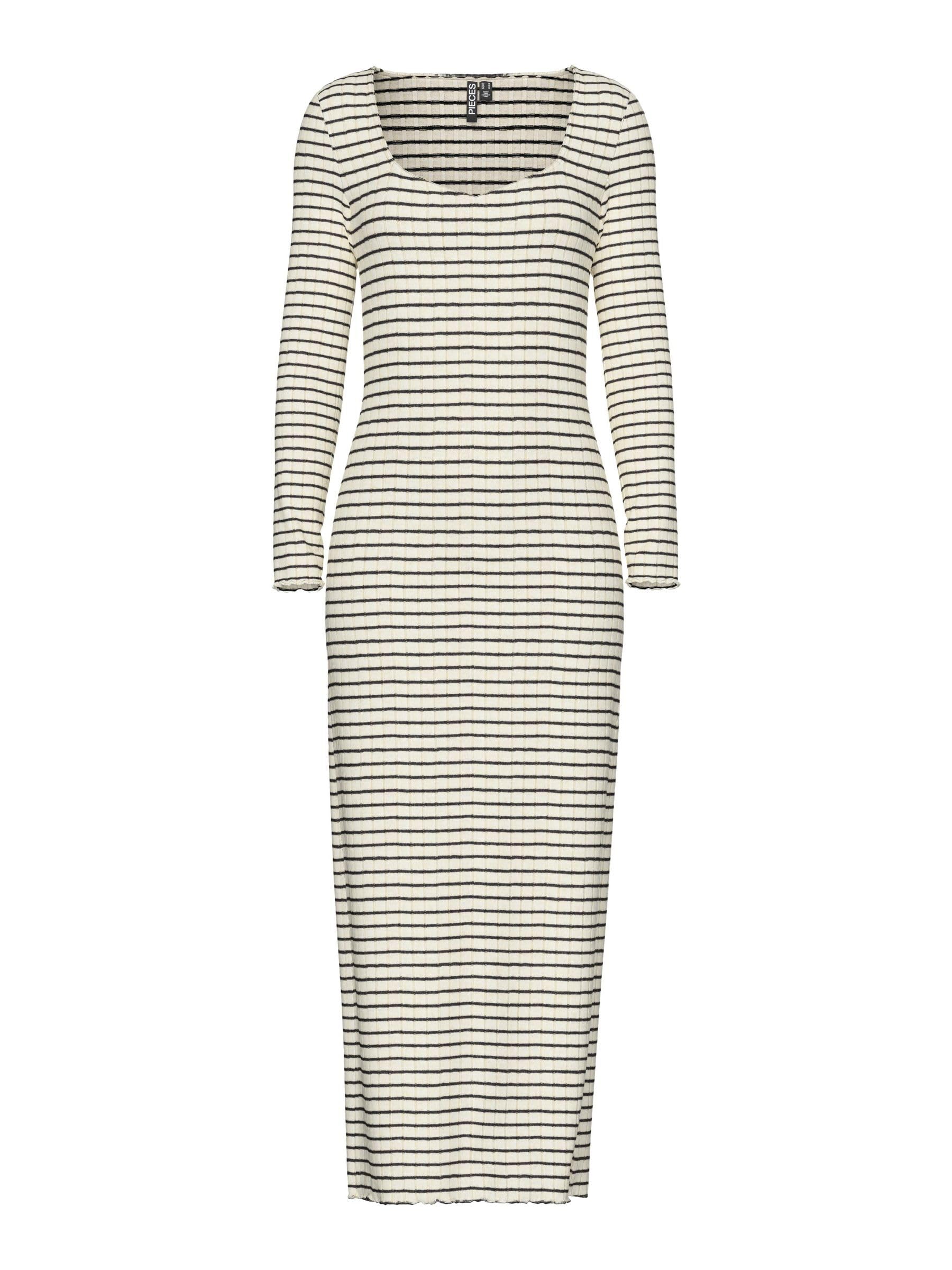 Pieces Pciris LS Ankle Dress Noos vestito lungo uso quotidiano