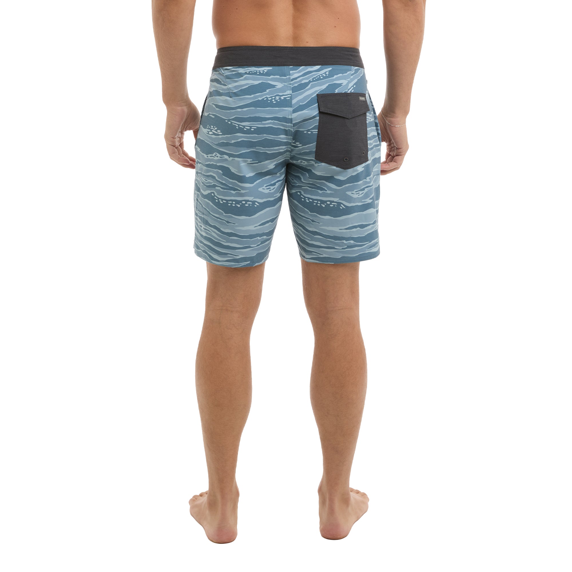 Pelagic Ledge boardshort uomo petrol mimetico