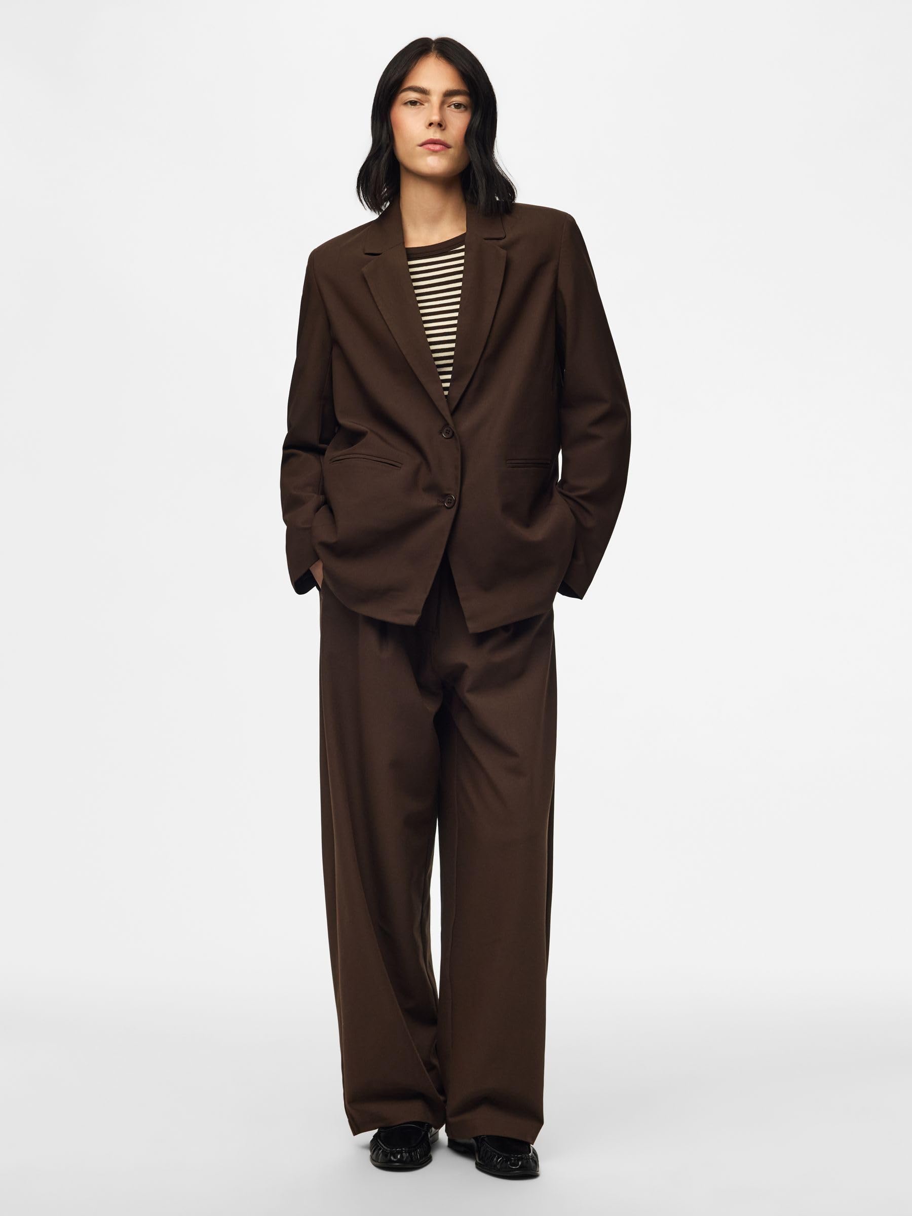Pieces Pcbosella LS Loose Blazer Noos blazer donna
