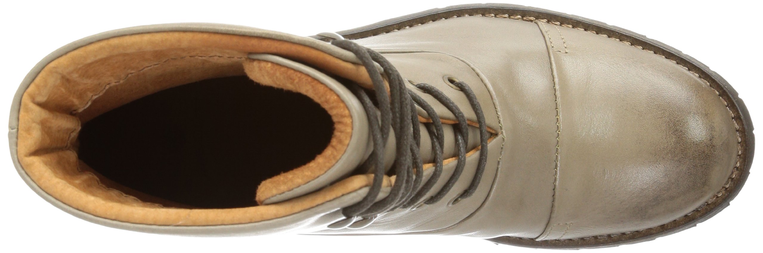 Pieces Senida Leather Boot LT Sand scarpe barca donna pelle