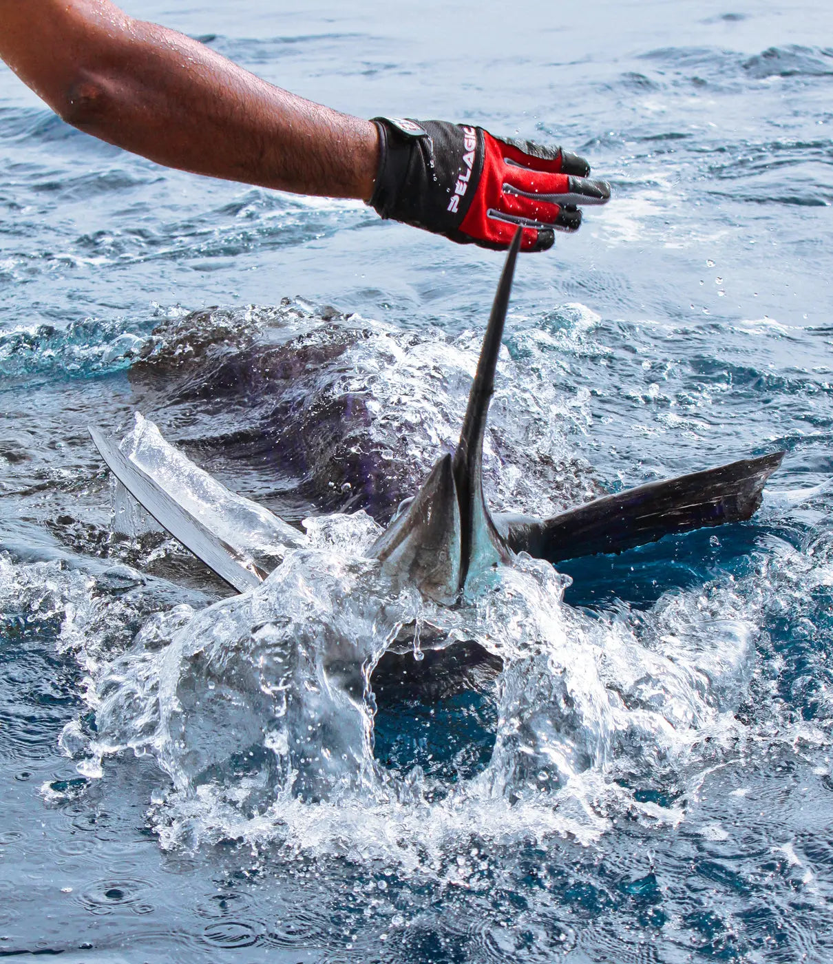 PELAGIC End Game guanti pesca uomo rossi