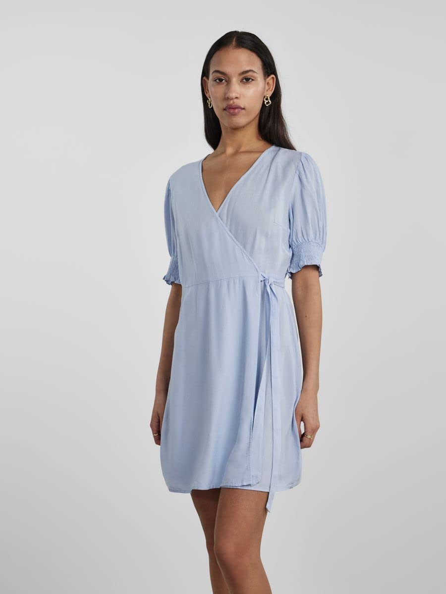 PIECES vestito donna kentucky blue leggero estivo