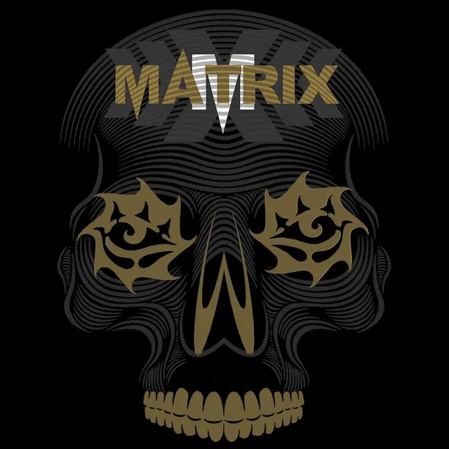 Matrix Skull t-shirt cotone unisex stampa teschio