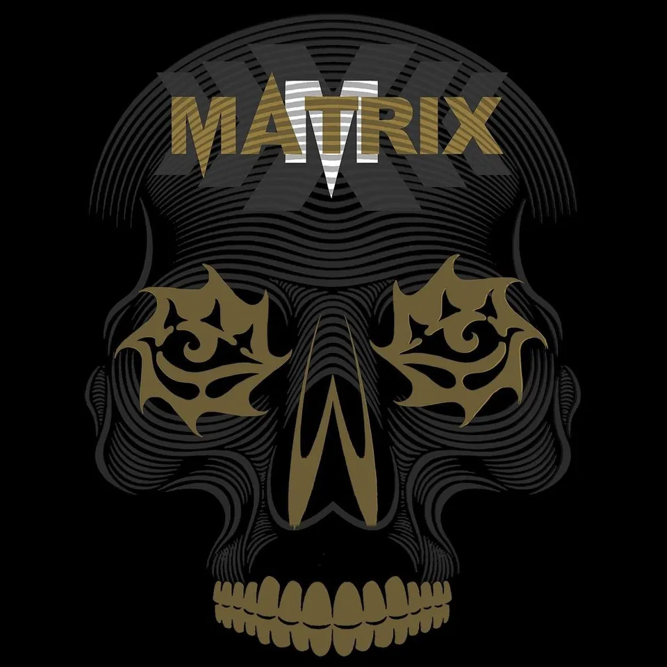 Matrix Skull t-shirt cotone unisex stampa teschio