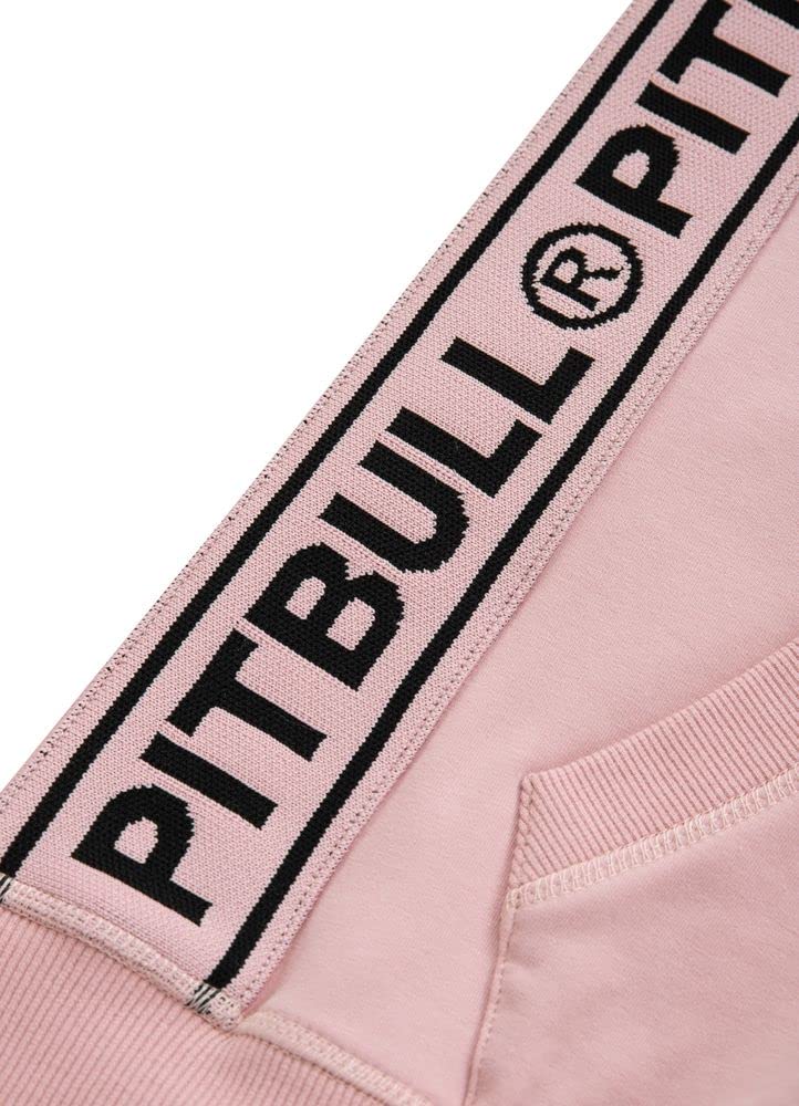Pit Bull West Coast La Deta felpa donna rosa con cerniera