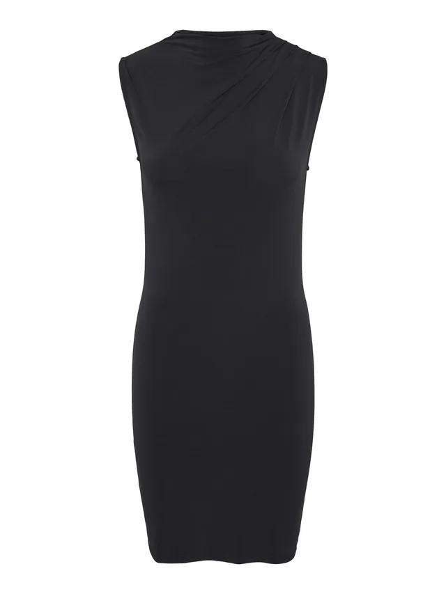 Pieces Pcmadison Draped mini abito donna taglia S drappeggiato
