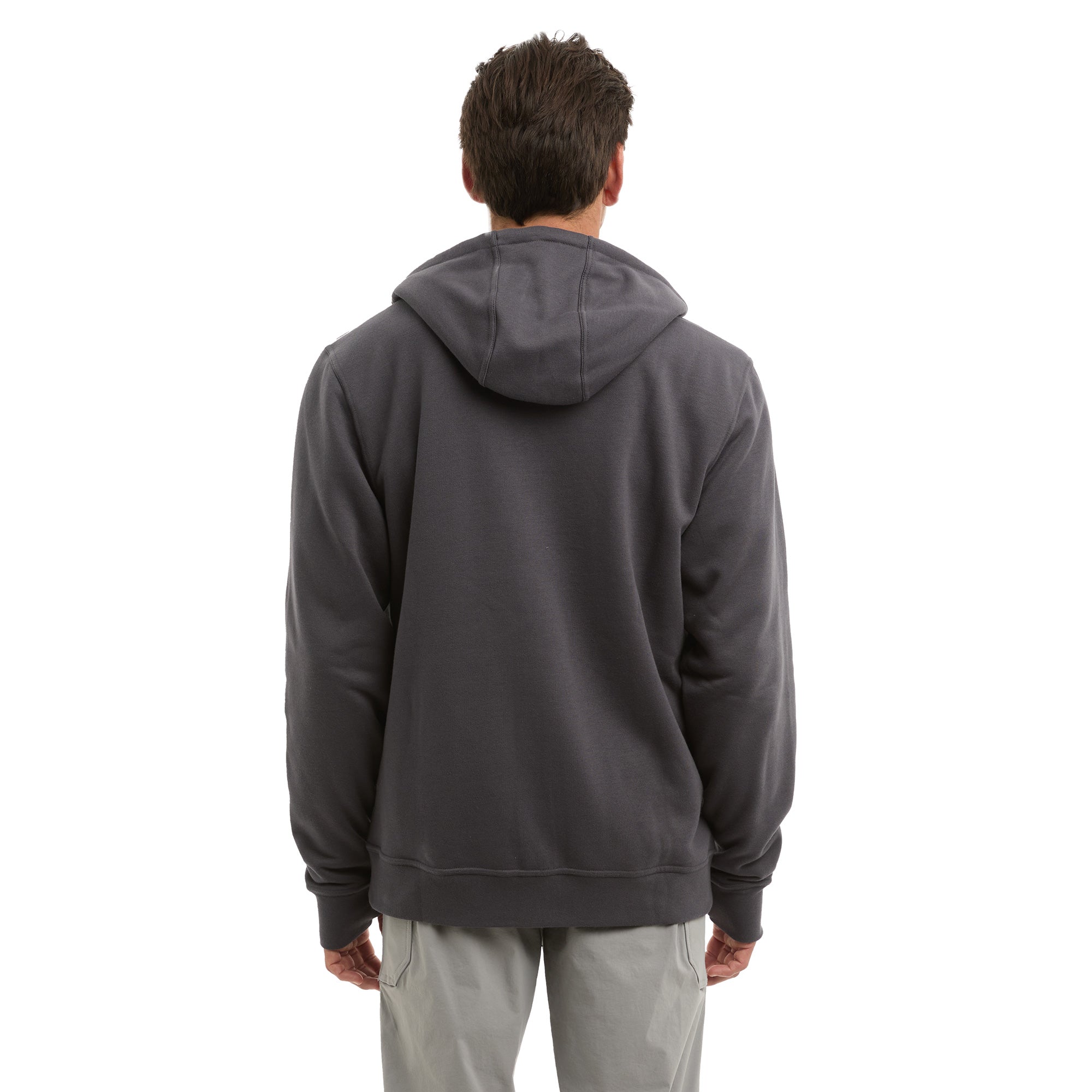 Pelagic Tanner felpa zip Graphite in cotone