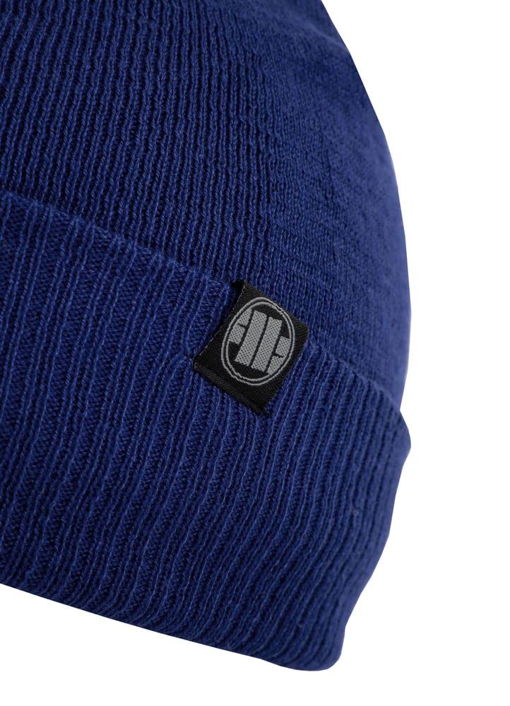 Pit Bull West Coast Bubble Small Logo berretto blu invernale