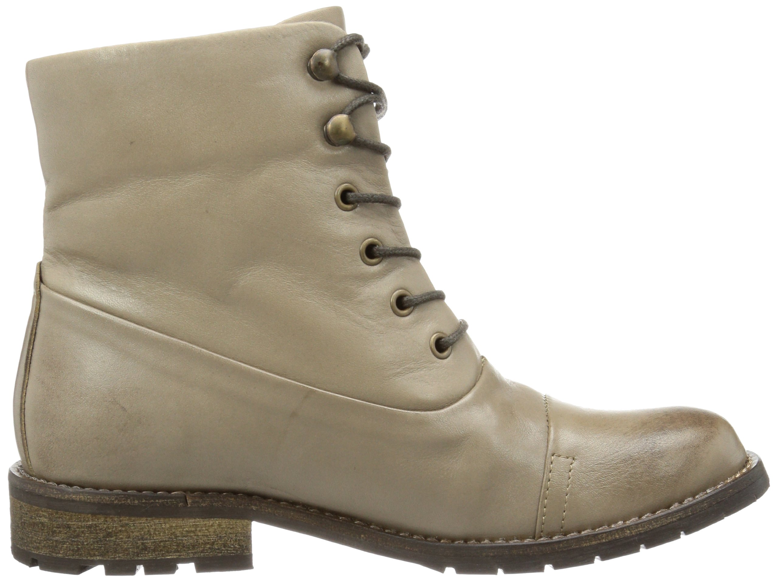 Pieces Senida Leather Boot LT Sand scarpe barca donna pelle