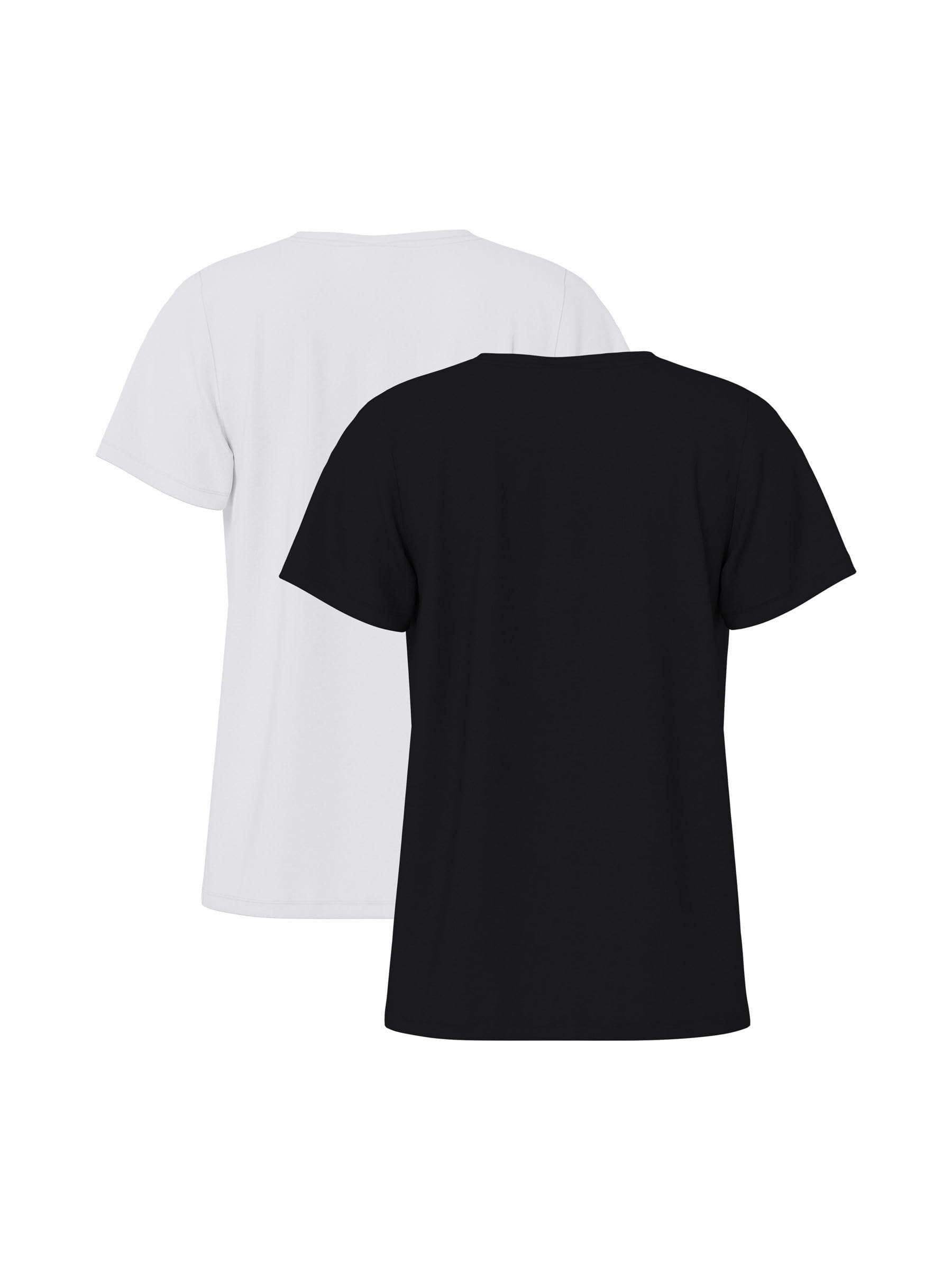 Pieces Pcamira SS Tee Noos maglia donna XL 2 pack nera